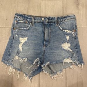 High rise mom shorts Abercrombie
